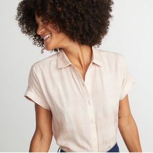 Marine Layer | Paige Plaid Button Down, Size M
